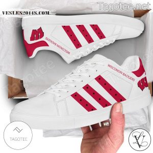 Wisconsin Badgers Hockey Stan Smith Shoes