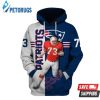 New England Patriots Ncaa Football John Hannah New England Patriots 3D Hoodie